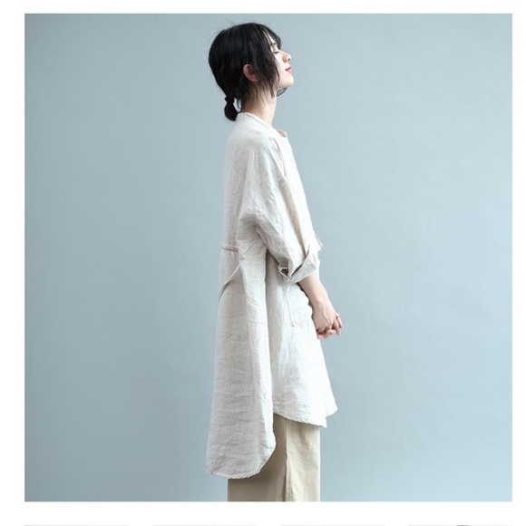 Dresses & Skirts - Relaxed Linen Cotton Zen Shirt/Dress